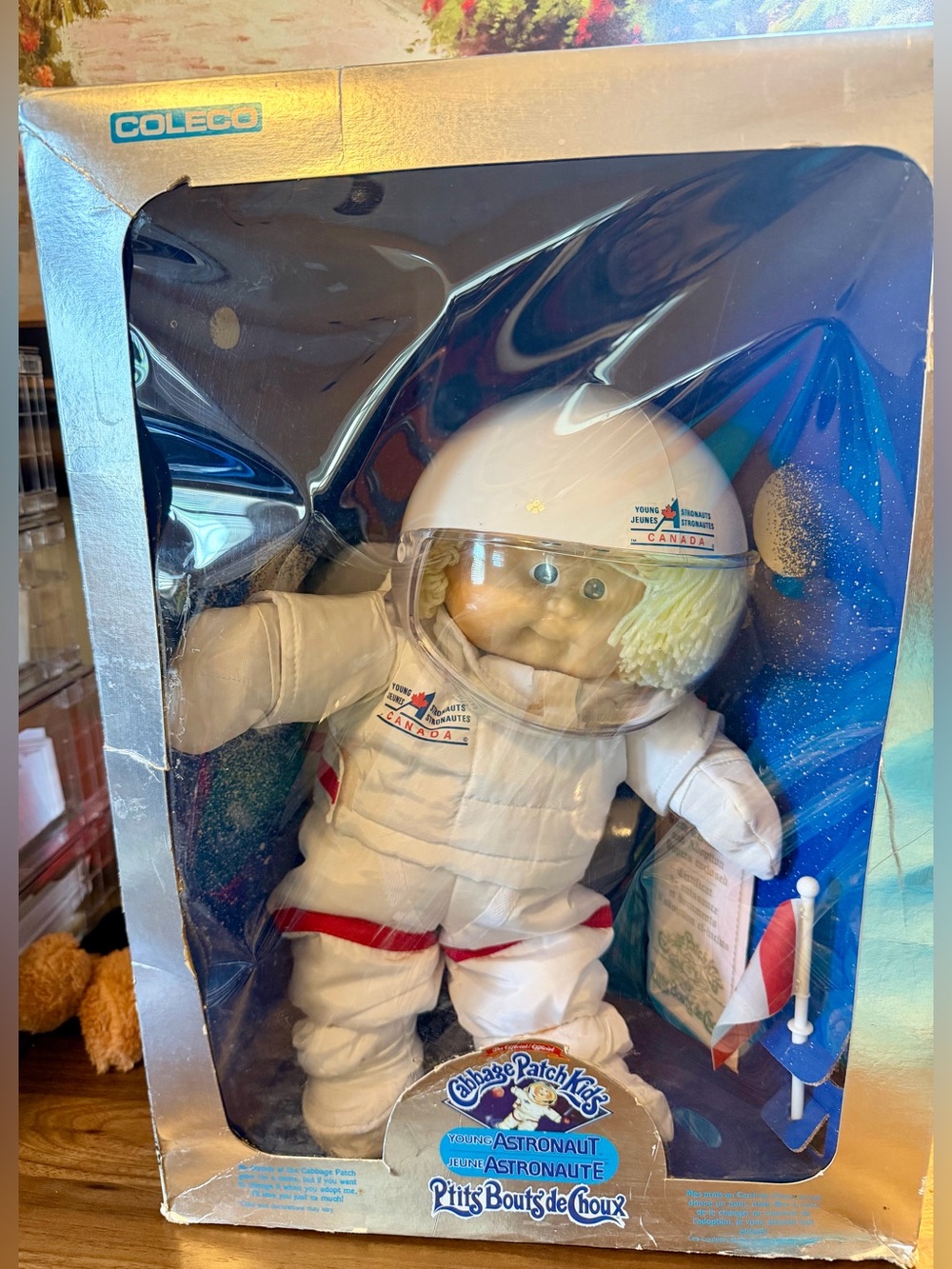 BNIB 1986 Ltd.Ed. Cabbage Patch Kids Young Astronaut Doll - Canada Editionu